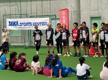 【イベント報告】セイカスポーツセンター×FC琉球さくら　なでしこサッカー体験会を開催しました。